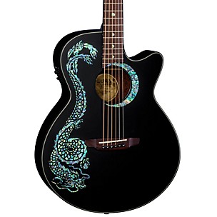 Luna Guitars Fauna Dragon Acoustic-Electric Guitar