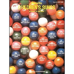 Hal Leonard Favorite Children's Songs for Big Note Piano