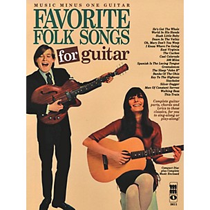 Nektar Favorite Folks Songs for Guitar Music Minus One Series Softcover with CD