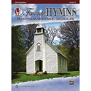 Alfred Favorite Hymns Instrumental Solos Alto Sax Book & CD