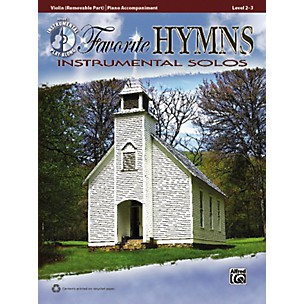 Alfred Favorite Hymns Instrumental Solos Violin Book & CD