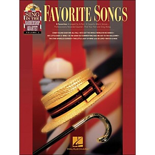 Hal Leonard Favorite Songs - Sing In The Barbershop Quartet Series Vol. 3 Book/CD