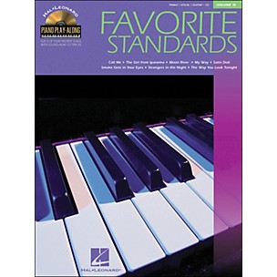 Hal Leonard Favorite Standards Volume 15 Book/CD Piano Play-Along arranged for piano, vocal, and guitar (P/V/G)