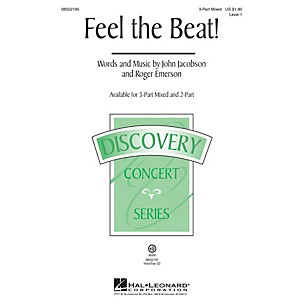 Hal Leonard Feel the Beat! (Discovery Level 1) 2-Part Composed by Roger Emerson