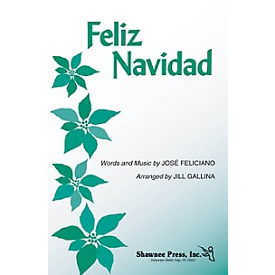 Shawnee Press Feliz Navidad 3-Part Mixed arranged by Jill Gallina