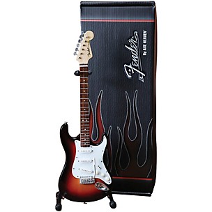 Hal Leonard Fender 60th Anniversary Stratocaster Miniature Guitar Replica