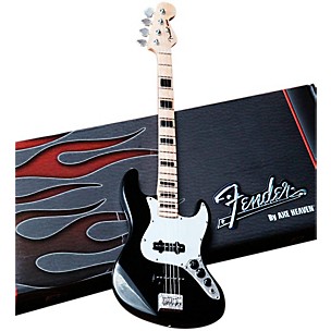 Axe Heaven Fender Jazz Bass Black Miniature Guitar Replica Collectible