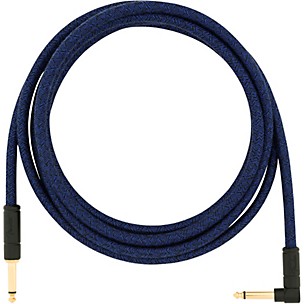 Fender Festival Straight to Angle Instrument Cable - Blue Dream