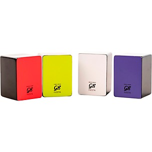 Gon Bops Fiesta Mini-Cajon Shakers 4-Pack