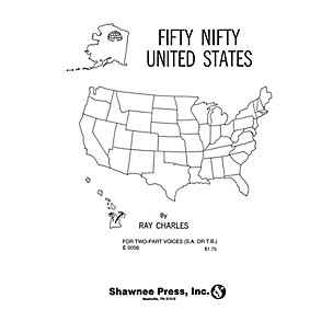 Shawnee Press Fifty Nifty United States SAB Composed by Ray Charles