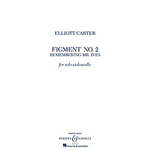 Boosey and Hawkes Figment No. 2 - Remembering Mr. Ives (Solo Cello) Boosey & Hawkes Chamber Music Series Softcover