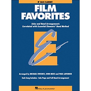 Hal Leonard Film Favorites B-Flat Bass Clarinet