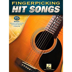 Hal Leonard Fingerpicking Hit Songs - 15 Popular Tunes Arr. for Solo Gtr in Standard Notation & Tab