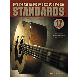 Hal Leonard Fingerpicking Standards Solo Guitar Tab Book