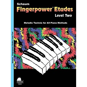 Schaum Fingerpower Etudes Lev 2 Educational Piano Series Softcover