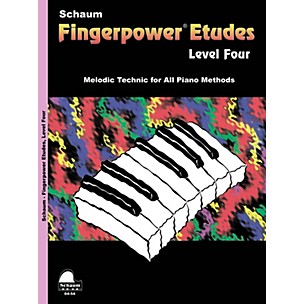 Schaum Fingerpower« Etudes Lev 4 Educational Piano Series Softcover