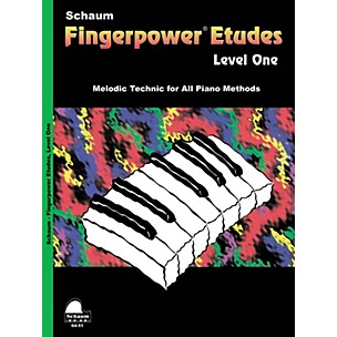 Schaum Fingerpower« Etudes Lev1 Educational Piano Series Softcover