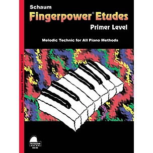 Schaum Fingerpower Etudes Primer Educational Piano Series Softcover