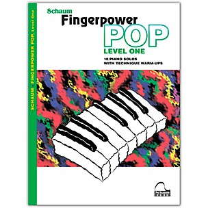 Schaum Fingerpower Pop - Level 1 10 Piano Solos with Technique Warm-Ups