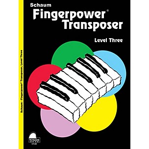 Schaum Fingerpower® Transposer Educational Piano Book by Wesley Schaum (Level Early Inter)