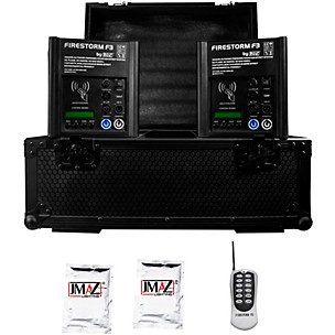 JMAZ Lighting Firestorm F3 2-Unit Package With 2 Packs of Granule and Road Case