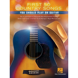 Hal Leonard First 50 Country Songs You Should Play on Guitar