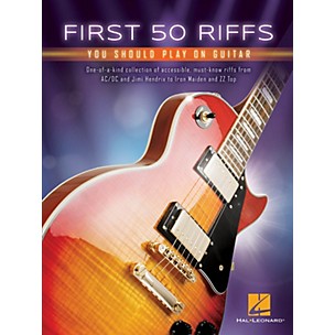 Hal Leonard First 50 Riffs You Should Play on Guitar