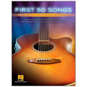 Hal Leonard First 50 Songs You Should Fingerpick on Guitar