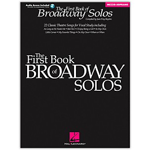 Hal Leonard First Book Of Broadway Solos for Mezzo-Soprano (Book/Online Audio)