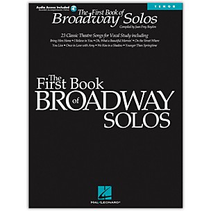 Hal Leonard First Book Of Broadway Solos for Tenor Voice (Book/Online Audio)