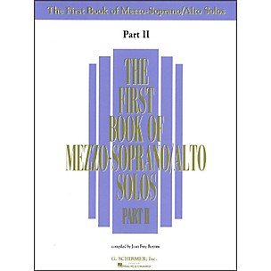 G. Schirmer First Book Of Mezzo-Soprano / Alto Solos Part 2