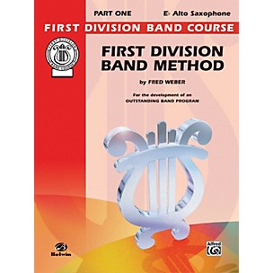 Alfred First Division Band Method Part 1 E-Flat Alto Saxophone