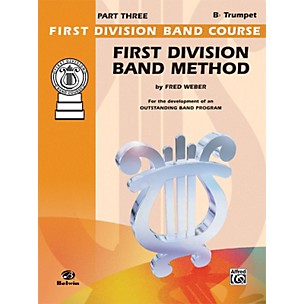 Alfred First Division Band Method Part 3 B-Flat Cornet (Trumpet)