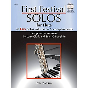 Carl Fischer First Festival Solos for Flute (20 Easy Solos with Piano Accompaniments)