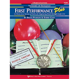 KJOS First Performance Plus Eflat Baritone Saxophone Book