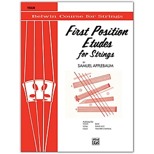 BELWIN First Position Etudes for Strings Violin
