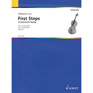 Schott First Steps in Violoncello Playing, Op. 101 (For 1-2 Violoncellos) String Series Softcover