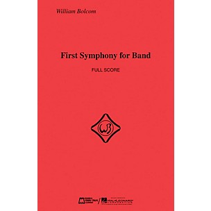 Edward B. Marks Music Company First Symphony for Band (Score Only) Concert Band Composed by William Bolcom