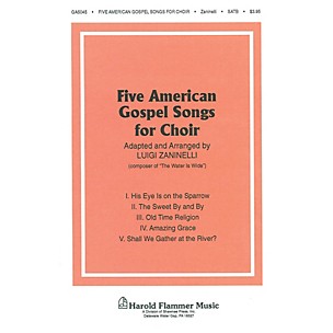 Shawnee Press Five American Gospel Songs SATB arranged by Luigi Zaninelli