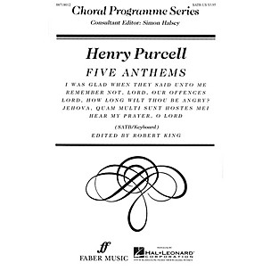 Hal Leonard Five Anthems (Collection) Faber Program Series Series Composed by Henry Purcell Edited by Robert King