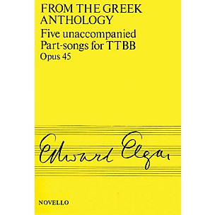 Novello Five Unaccompanied Part-Songs for TTBB - Op. 45 TTBB A Cappella Composed by Edward Elgar