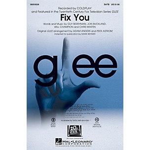 Hal Leonard Fix You SATB by Coldplay arranged by Adam Anders
