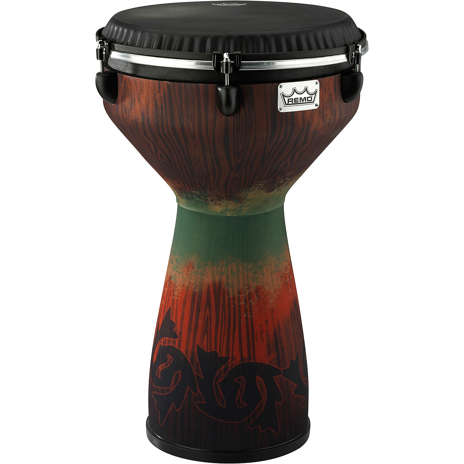 Remo Remo Flareout Djembe Drum, Savannah Red, 13