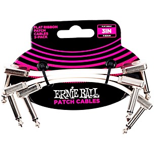 Ernie Ball Flat Ribbon 3-Pack Patch Cables