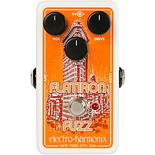 Electro-Harmonix Flatiron Fuzz Op-Amp Powered Fuzz/Distortion Effects Pedal