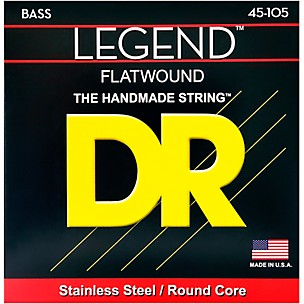 DR Strings Flatwound Legend Bass Strings Medium