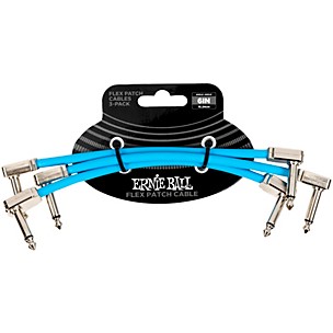 Ernie Ball Flex Patch Cable - 3 Pack