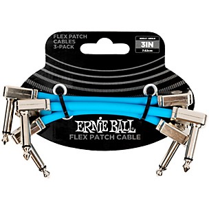 Ernie Ball Flex Patch Cable 3-Pack -
