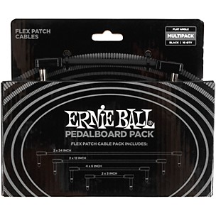 Ernie Ball Flex Patch Cables Pedalboard Multi-Pack