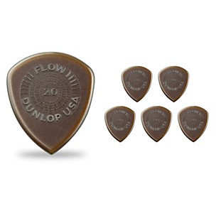 Dunlop Flow Standard 6-Pack Grip Guitar Picks